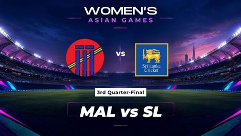 Womens Asian Games 2026 Quarter-Final 3: Malaysia vs Sri Lanka