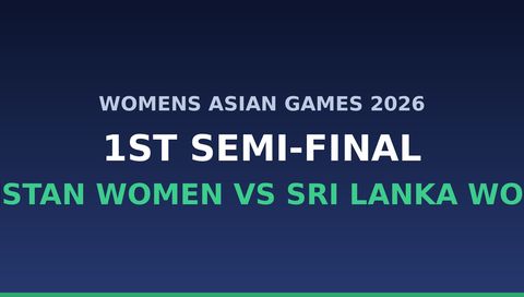 Womens Asian Games 2026 Semi-Final 1: Pakistan vs Sri Lanka