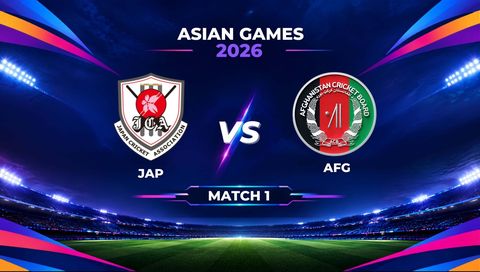 Asian Games 2026, Match 1: Japan vs Afghanistan