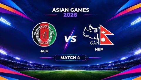 Asian Games 2026, Match 4: Afghanistan vs Nepal