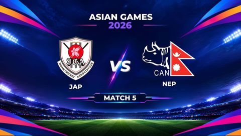 Asian Games 2026, Match 5: Japan vs Nepal