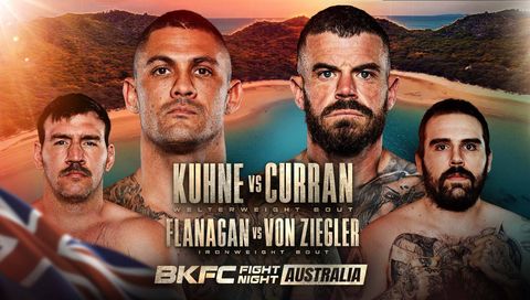 BKFC Fight Night Australia 2026: Josh Kuhne vs Shaun Curran