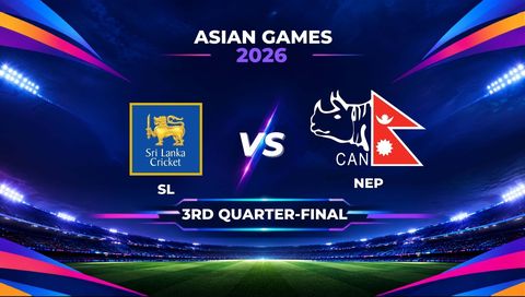 Asian Games 2026 Quarter-Final 3: Sri Lanka vs Nepal