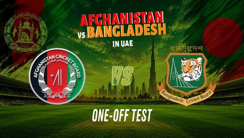 Afghanistan vs Bangladesh in UAE 2026, One-off Test, Day 1