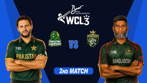 World Championship of Legends 2026, Match 2: Pakistan vs Bangladesh