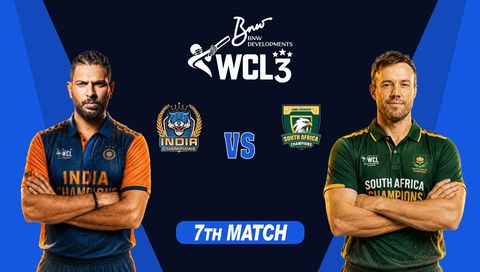 World Championship of Legends 2026, Match 7: India vs South Africa