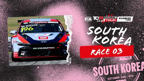 Kumho FIA TCR World Tour 2026 Inje Speedium: Race 3
