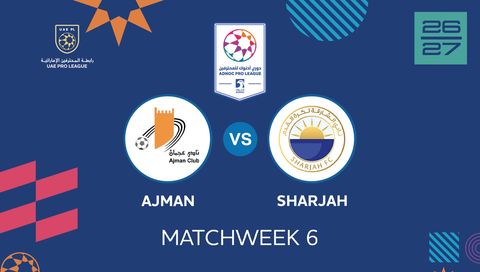 UAE Pro League 2026/27: Ajman vs Sharjah