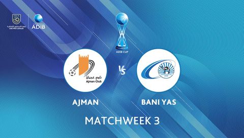 ADIB Cup 2026/27: Ajman vs Bani Yas