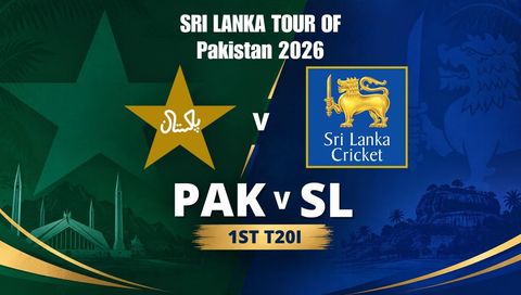 Sri Lanka tour of Pakistan 2026, 1st T20I