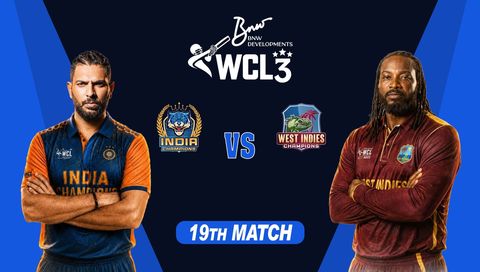 World Championship of Legends 2026, Match 15: India vs West Indies