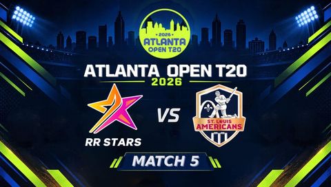 Atlanta Open T20 2026, Match 5: RR Stars vs St Louis Americans
