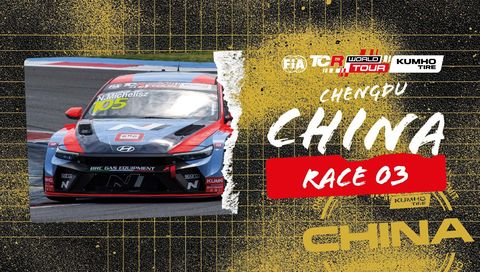 Kumho FIA TCR World Tour 2026 Chengdu, China: Race 3