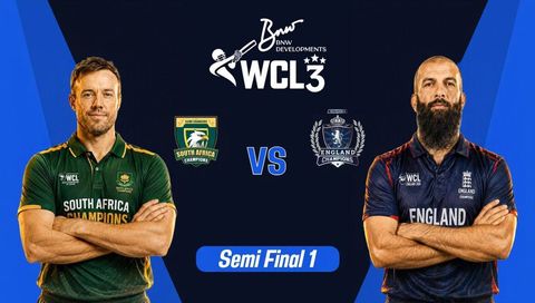 World Championship of Legends 2026 Semi-Final 1: South Africa vs England