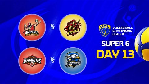 Volleyball Champions League 2026, Super 6 Stage, Day 13
