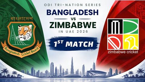 ODI Tri-Nation Series in UAE 2026, Match 1: Bangladesh vs Zimbabwe