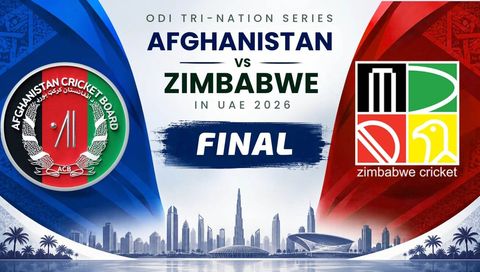 ODI Tri-Nation Series in UAE 2026 Final: Afghanistan vs Zimbabwe