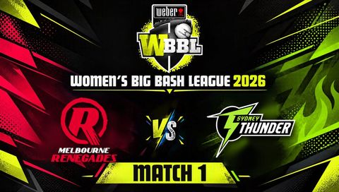 Womens Big Bash League 2026, Match 1: Melbourne Renegades vs Sydney Thunder