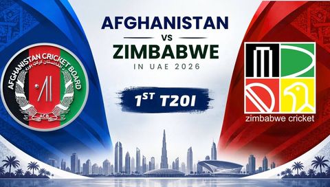 Afghanistan vs Zimbabwe in UAE 2026, 1st T20I