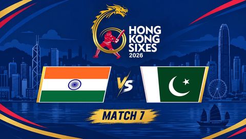 Hong Kong Sixes 2026, Match 7: India vs Pakistan