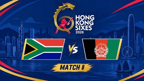 Hong Kong Sixes 2026, Match 8: South Africa vs Afghanistan