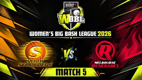 Womens Big Bash League 2026, Match 5: Perth Scorchers Women vs Melbourne Renegades Women