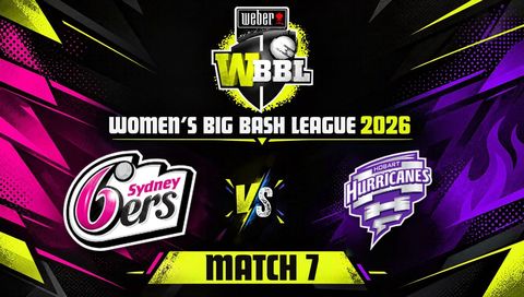 Womens Big Bash League 2026, Match 7: Sydney Sixers Women vs Hobart Hurricanes Women