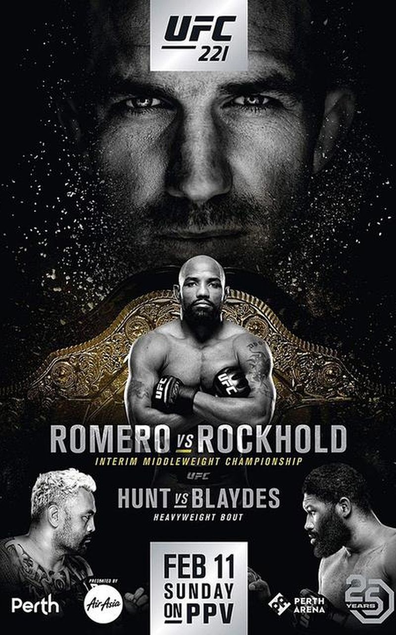 ▷ UFC 221: Rockhold Romero Official PPV Replay TrillerTV