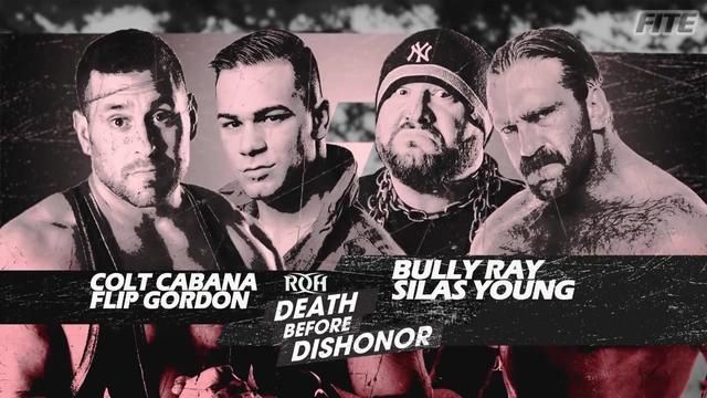 ROH Death Before Dishonor - Colt Cabana and Flip Gordon vs Silas Young ...