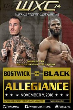 ▷ WXC 74 Allegiance - Willis Black vs Jake Bostwick - Official