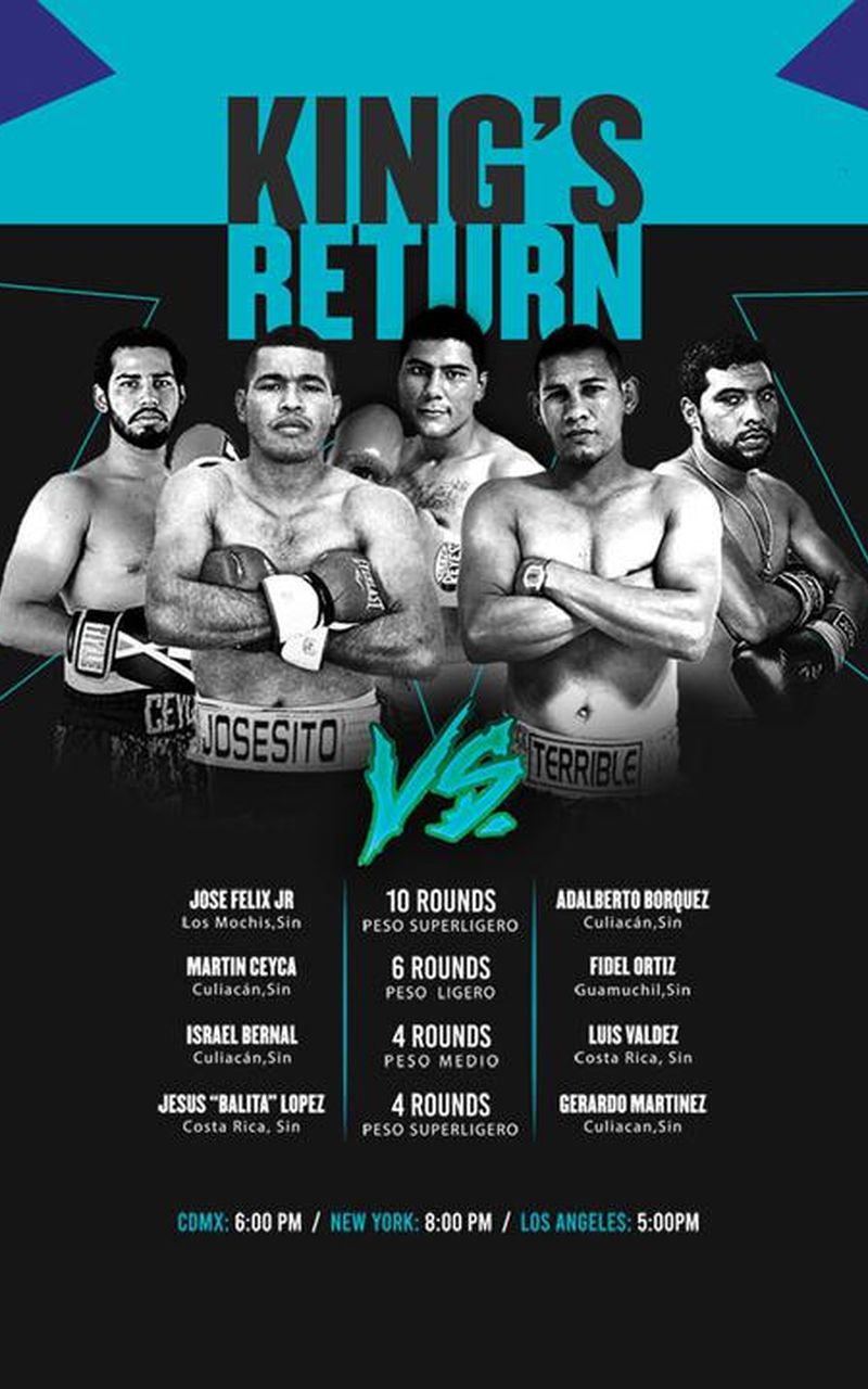 ▷ King's Return: Jose Felix Jr vs Adalberto Borquez Official