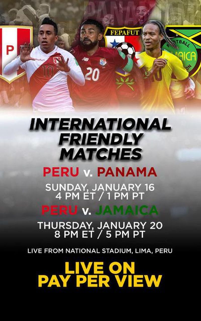 International Friendly Matches Peru Bundle Pack Official PPV Replay