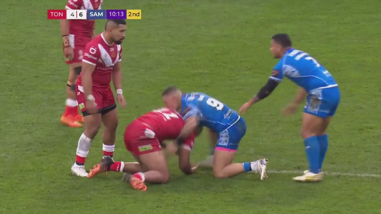 Men's Rugby League World Cup Quarters Tonga vs Samoa Official PPV