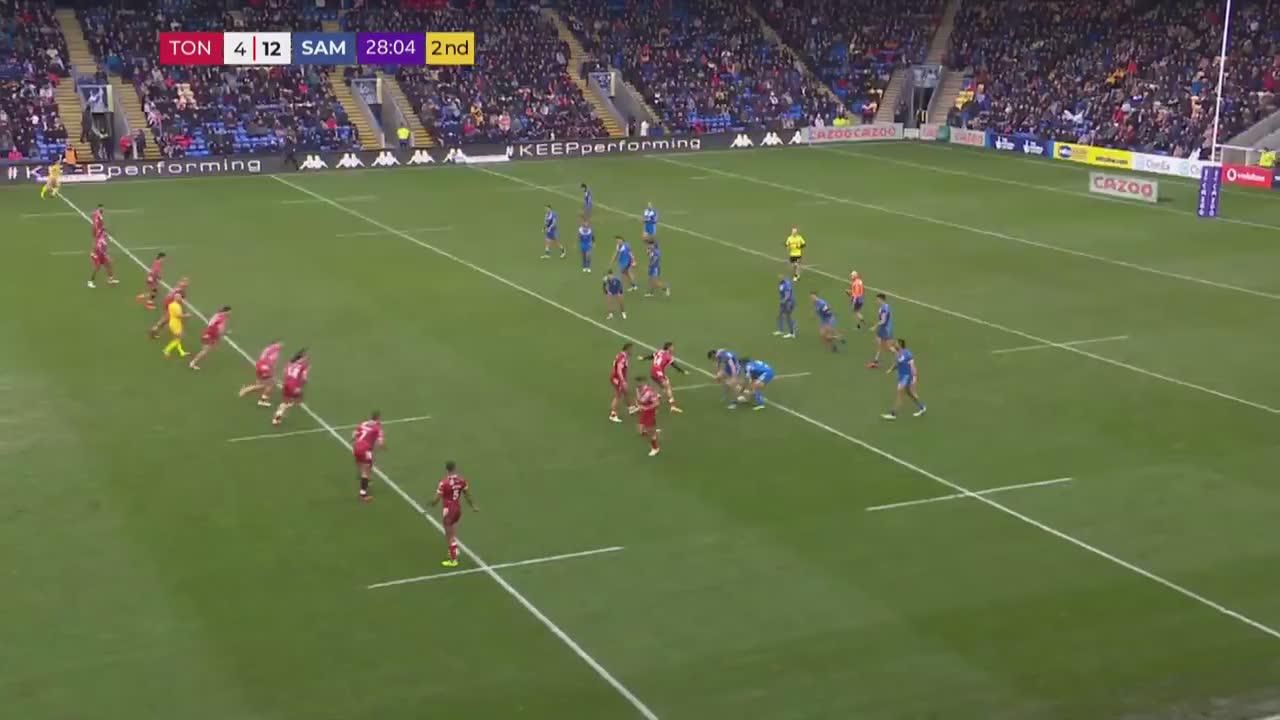 Men's Rugby League World Cup Quarters Tonga vs Samoa Official PPV