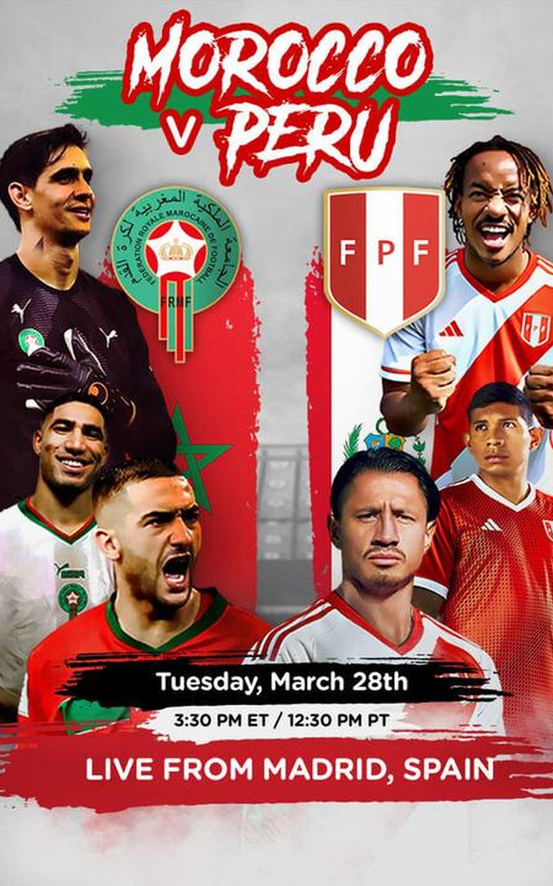 International Friendly Match Morocco vs Peru Official PPV Replay
