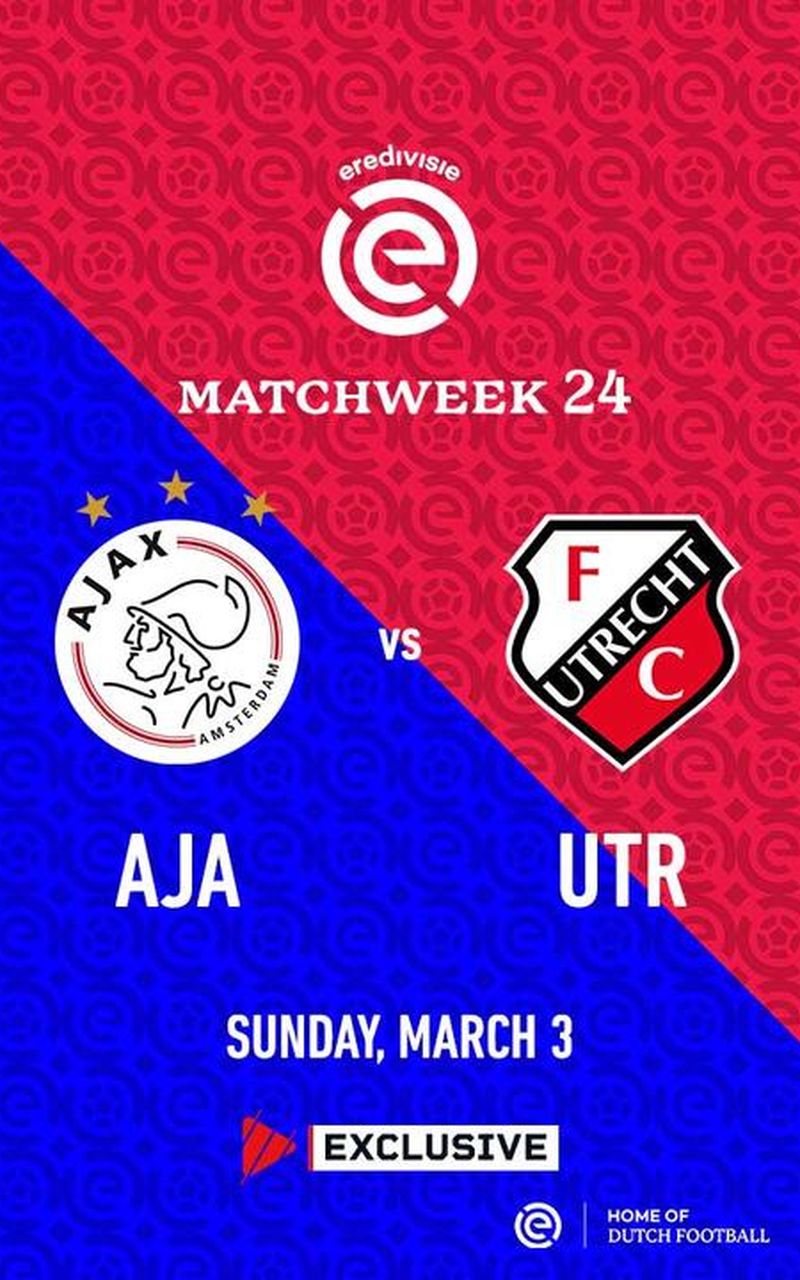 Eredivisie 2023/24: Ajax vs FC Utrecht - Official Replay - TrillerTV