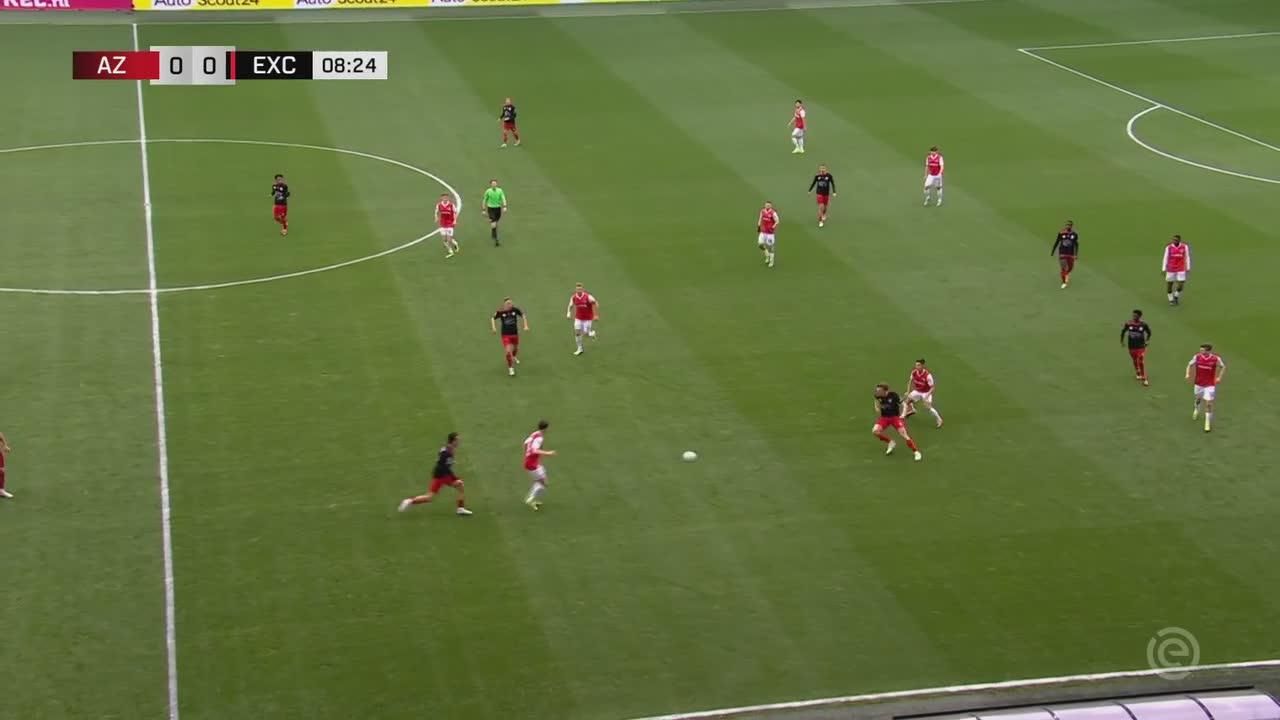 Eredivisie 2023/24: AZ Alkmaar vs Excelsior - Official Replay - TrillerTV