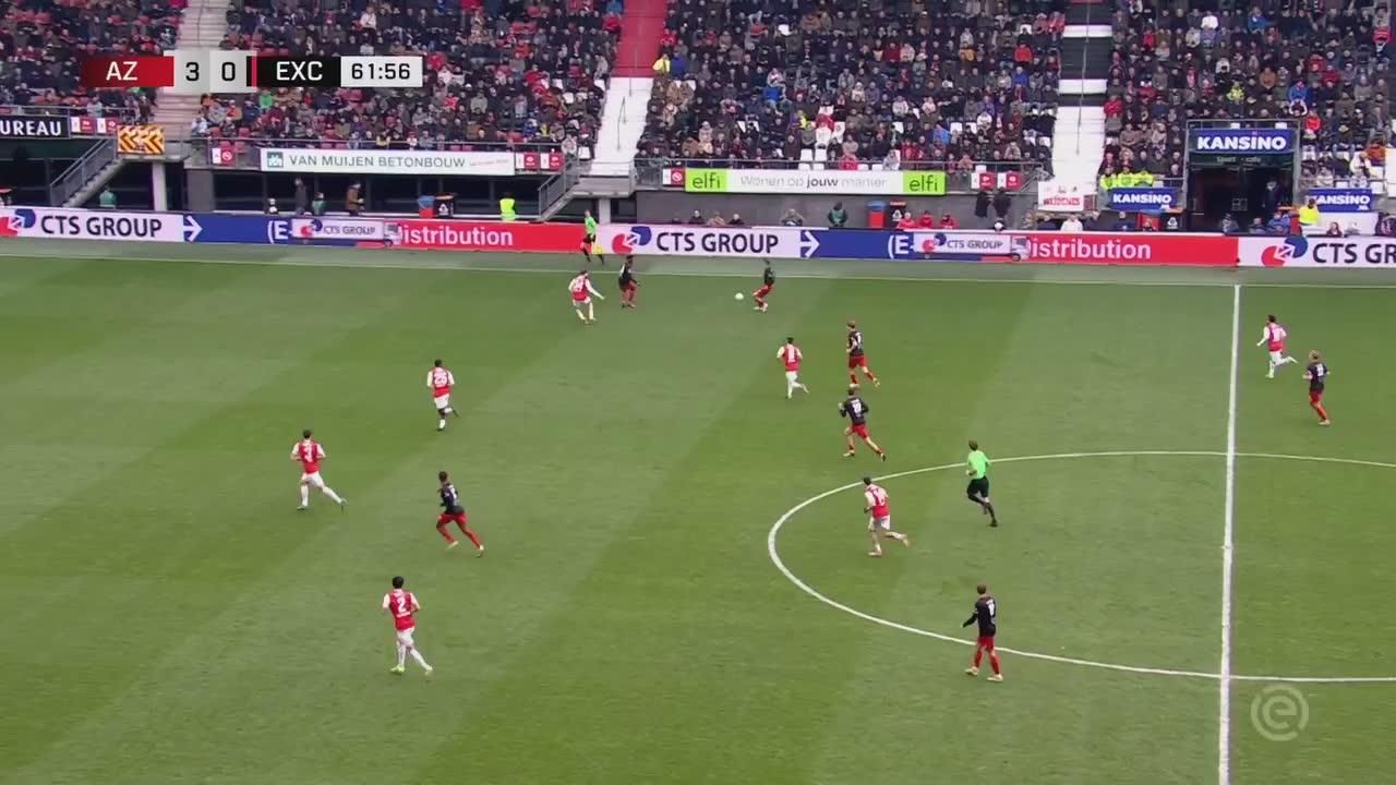 Eredivisie 2023/24: AZ Alkmaar vs Excelsior - Official Replay - TrillerTV