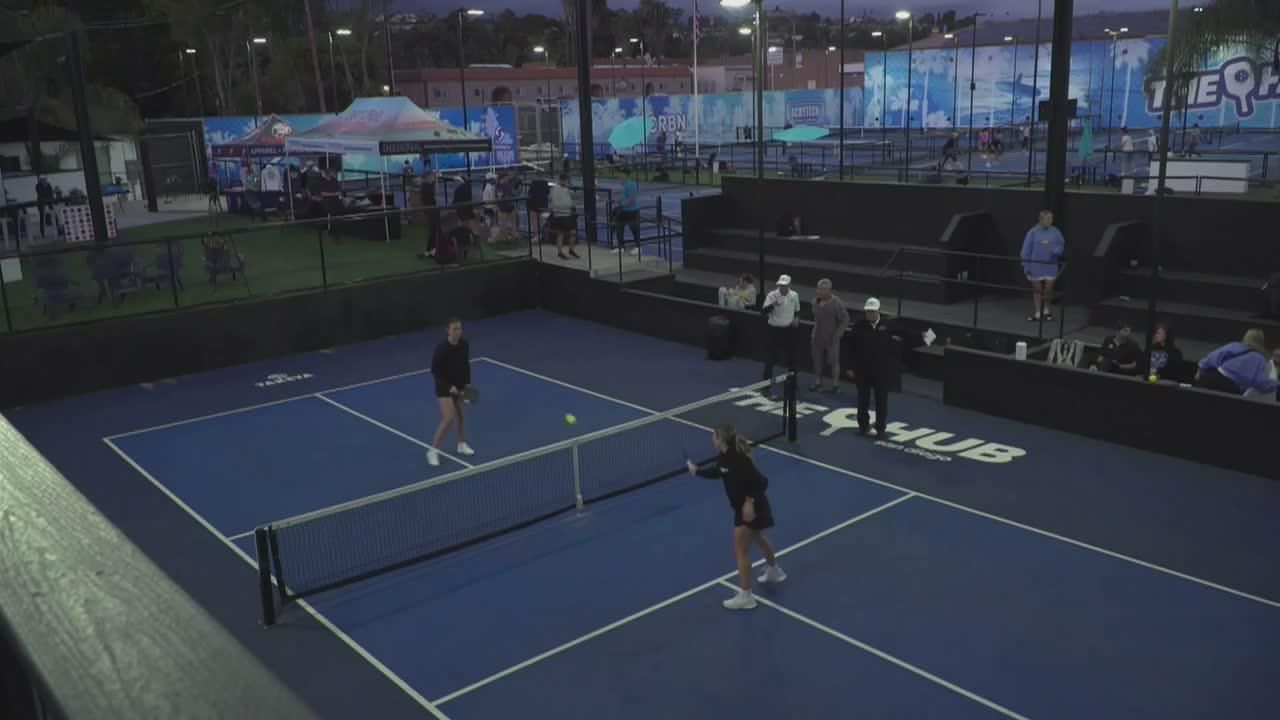 Inaugural National Collegiate Pickleball Championship 2024, Day 1