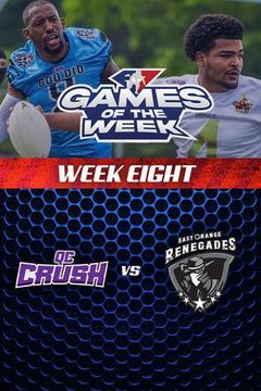 A7FL 2025 Game of the Week: QC Crush vs East Orange Renegades on TrillerTV