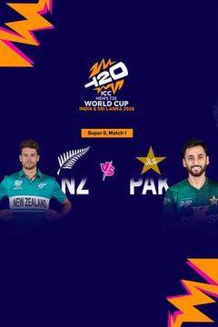 ICC Men's Т20 World Cup 2026, Super 8: New Zealand vs Pakistan on TrillerTV