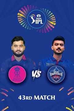 TATA IPL 2026, Match 43: Rajasthan Royals vs Delhi Capitals on TrillerTV