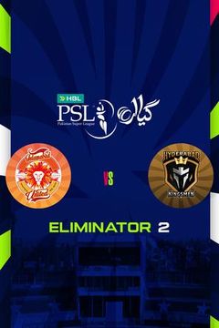HBL Pakistan Super League 2026, Eliminator 2: Islamabad United vs Hyderabad Kingsmen on TrillerTV