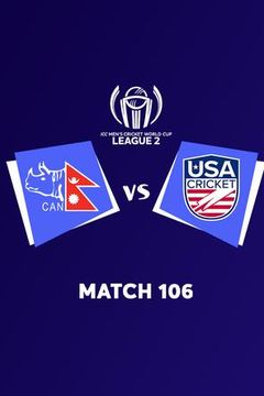 ICC Men's Cricket World Cup 23-27 League 2, Match 106: Nepal vs USA on TrillerTV