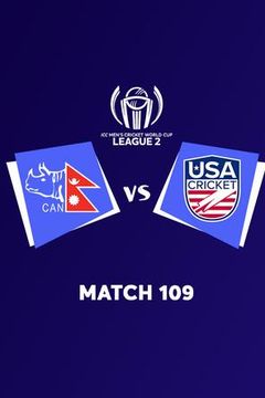 ICC Men's Cricket World Cup 23-27 League 2, Match 109: Nepal vs USA on TrillerTV