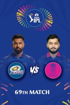 TATA IPL 2026, Match 69: Mumbai Indians vs Rajasthan Royals on TrillerTV