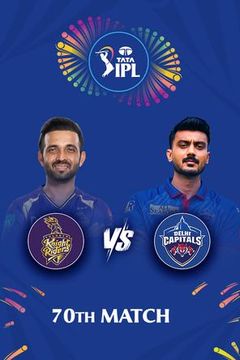 TATA IPL 2026, Match 70: Kolkata Knight Riders vs Delhi Capitals on TrillerTV