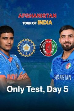 Afghanistan tour of India 2026, Only Test, Day 5 on TrillerTV