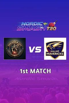Nordic Smash T20 Cup 2026, Match 1: Stockholm City vs Malmo Mavericks on TrillerTV