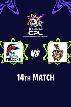 Caribbean Premier League 2026, Match 14: Antigua And Barbuda Falcons vs Trinbago Knight Riders on TrillerTV